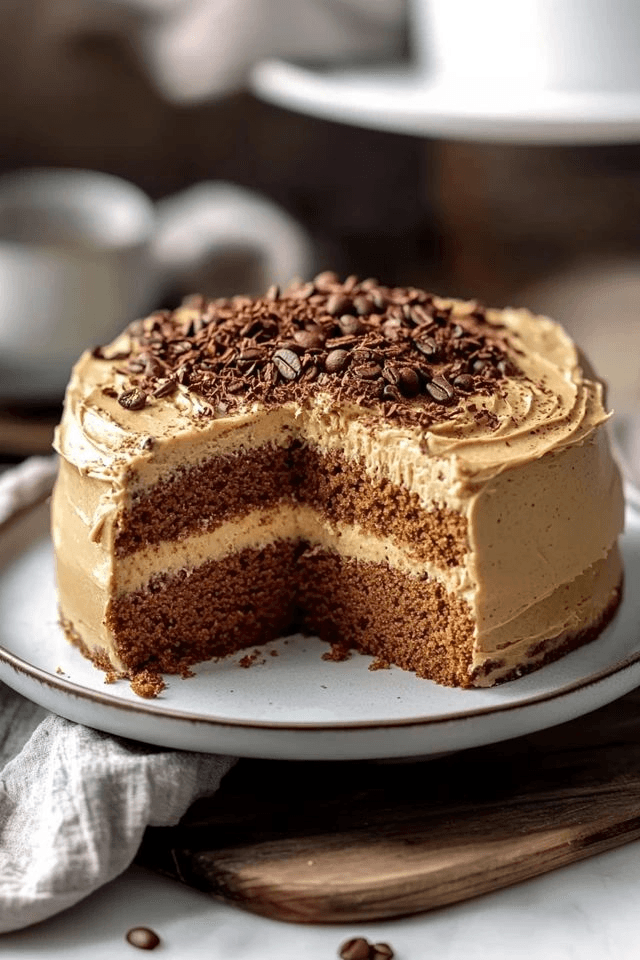 Coffee Delight — Coffee-infused sponge.