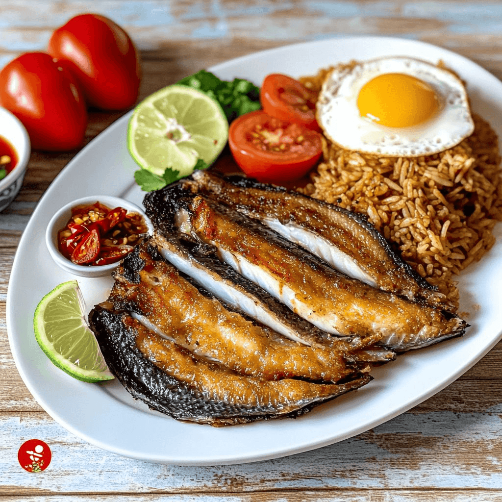 Daing na Bangus — Marinated milkfish.