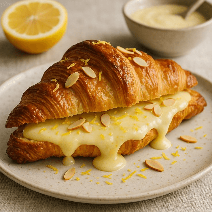 Custard Croissants — Filled with custard.